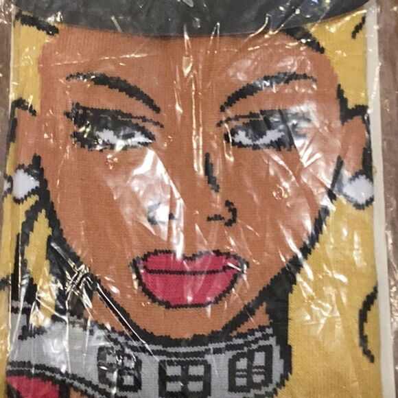 New Character Collection Rupaul 360 Men's Crew Socks 1 Pair American Drag Queen - Picture 8 of 9